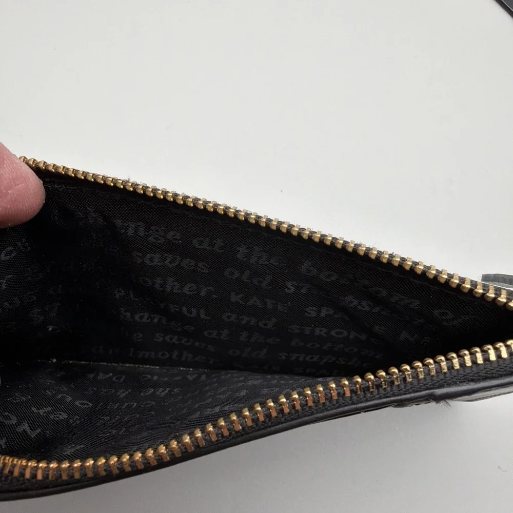 Kate Spade Stripe New York Hyde Lane Michele zip-around Signature Wallet